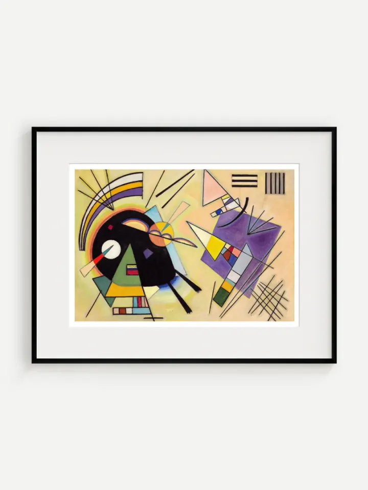 Čierna a Fialová, Wassily Kandinsky, 1923