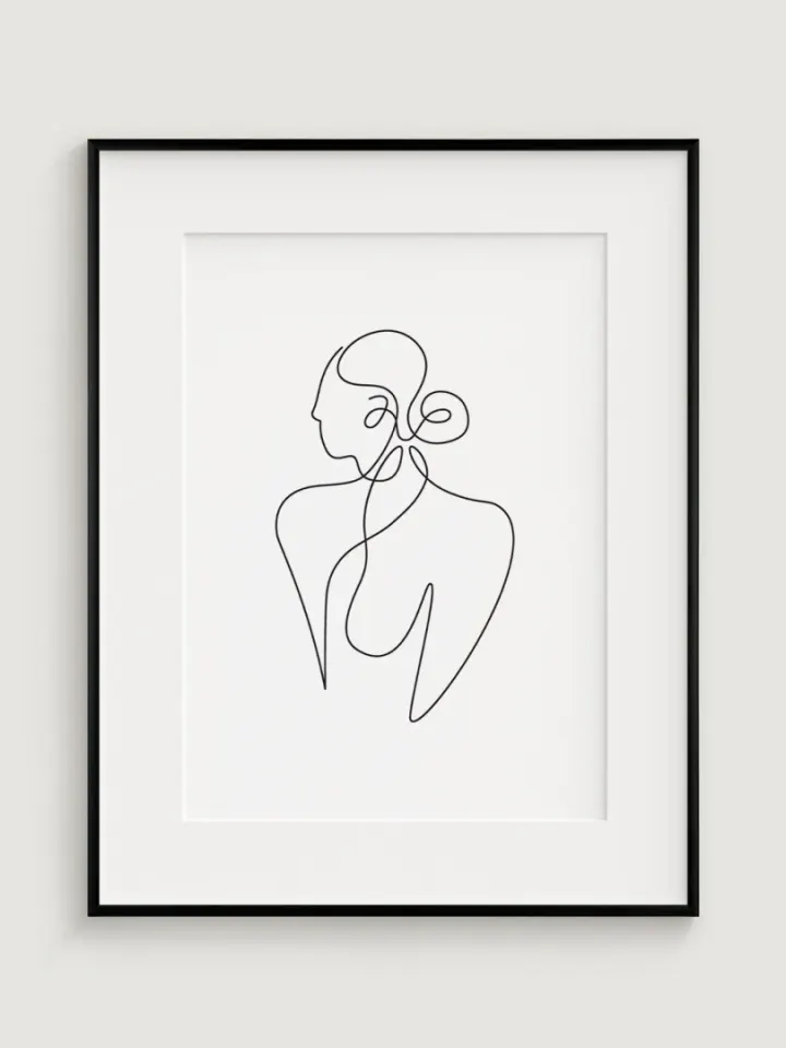 Minimalistická Ilustrácia Ženy 2