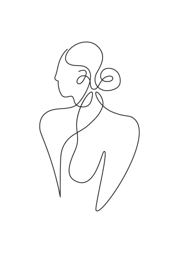 Minimalistická Ilustrácia Ženy 2