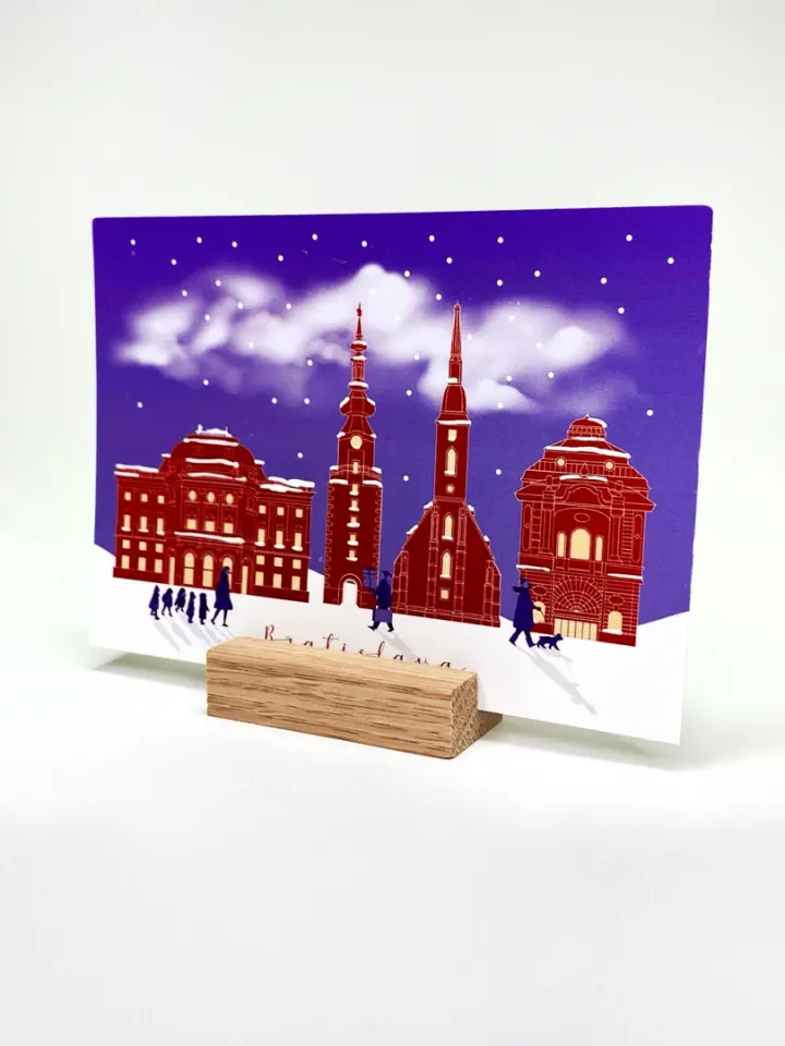 Drevený stojan 6cm