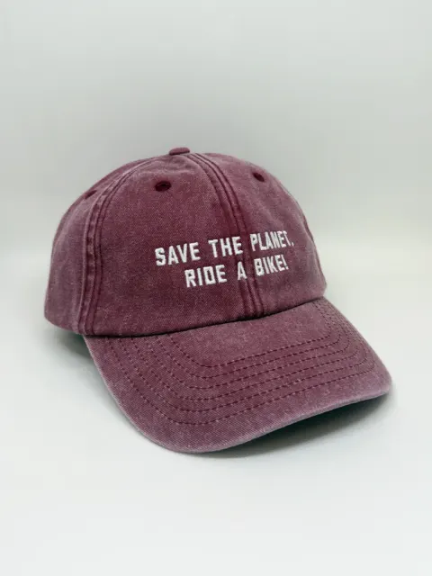 Save The Planet, Ride a Bike dadcap