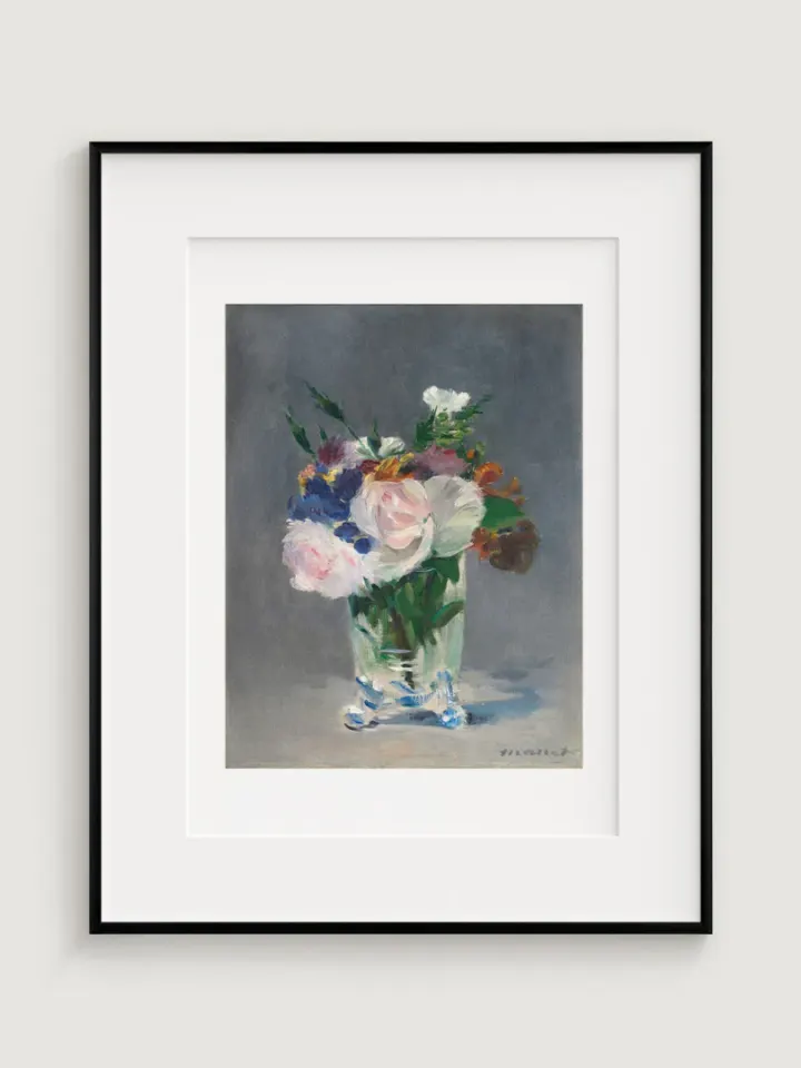 Kvety v krištáľovej váze, Edouard Manet, 1882