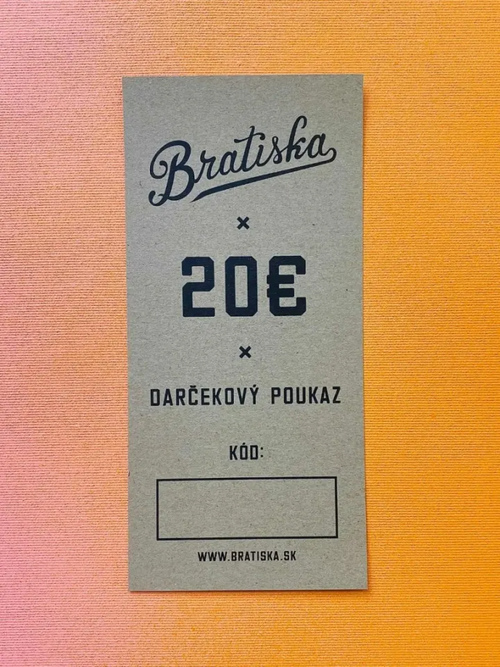 Darčekový poukaz - 20€